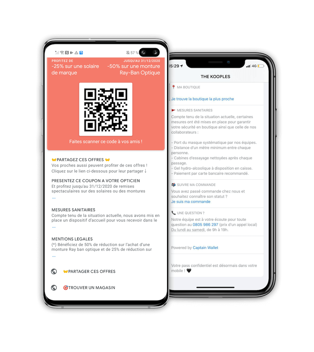 Affichez votre store locator depuis les wallet mobiles