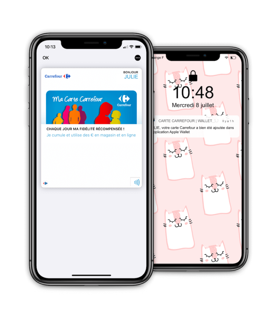 Carrefour utilise le mobile wallet