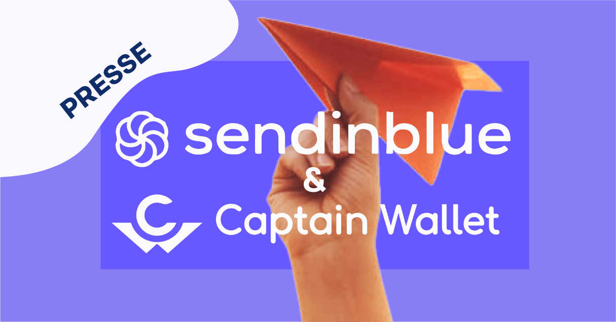 Visuel Captain Wallet rejoint Sendinblue