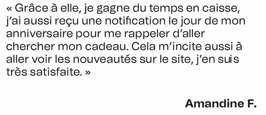 client satisfait passage en caisse