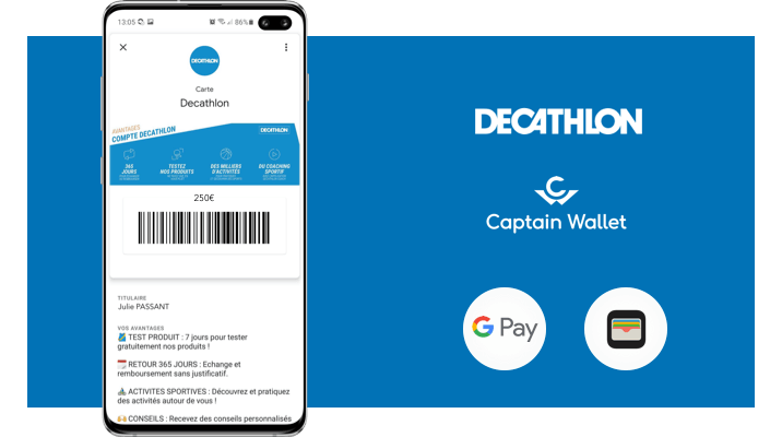 Visuel Decathlon choisit le mobile wallet pour fluidifier l’expérience client