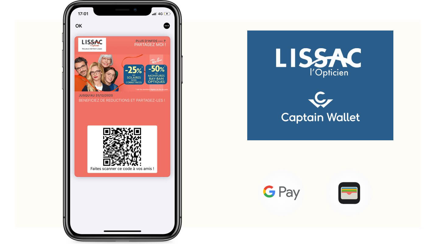 Visuel LISSAC dématérialise ses offres promotionnelles avec Captain Wallet
