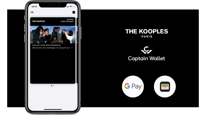 Visuel The Kooples intègre le mobile wallet dans sa communication 360°